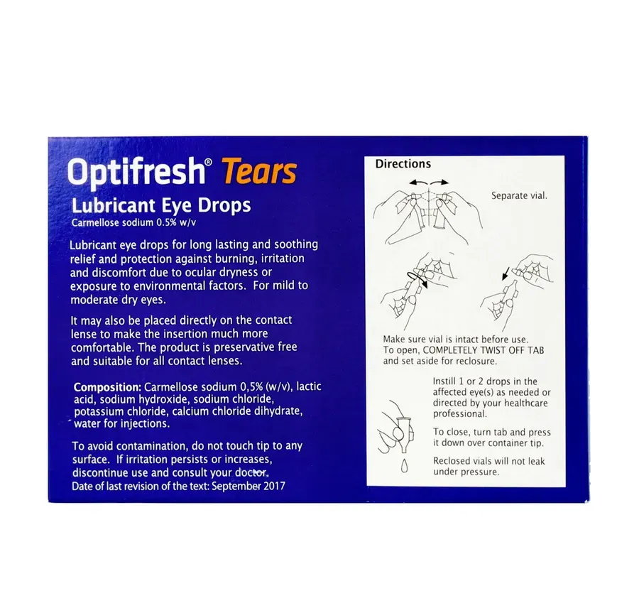 Optifresh Tears Eye Drop .5%30 — Kimia Pharmacy