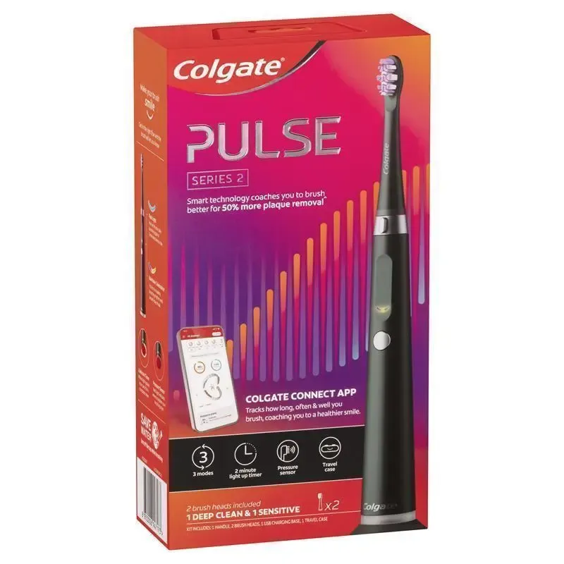 Colgate Pulse Connected Series 2 Deep Clean & Sensitive Electric ...